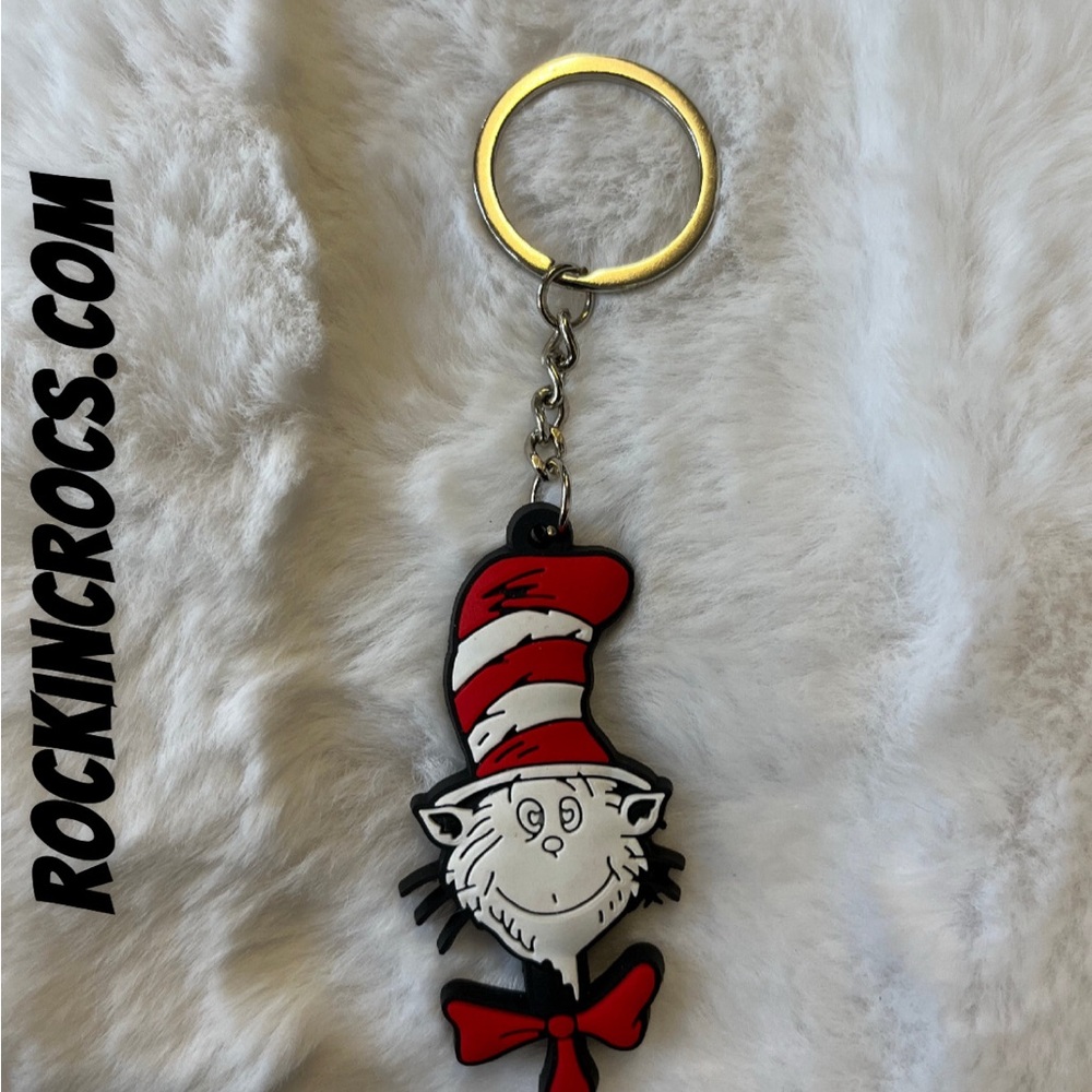 Cat in the Hat Keychain